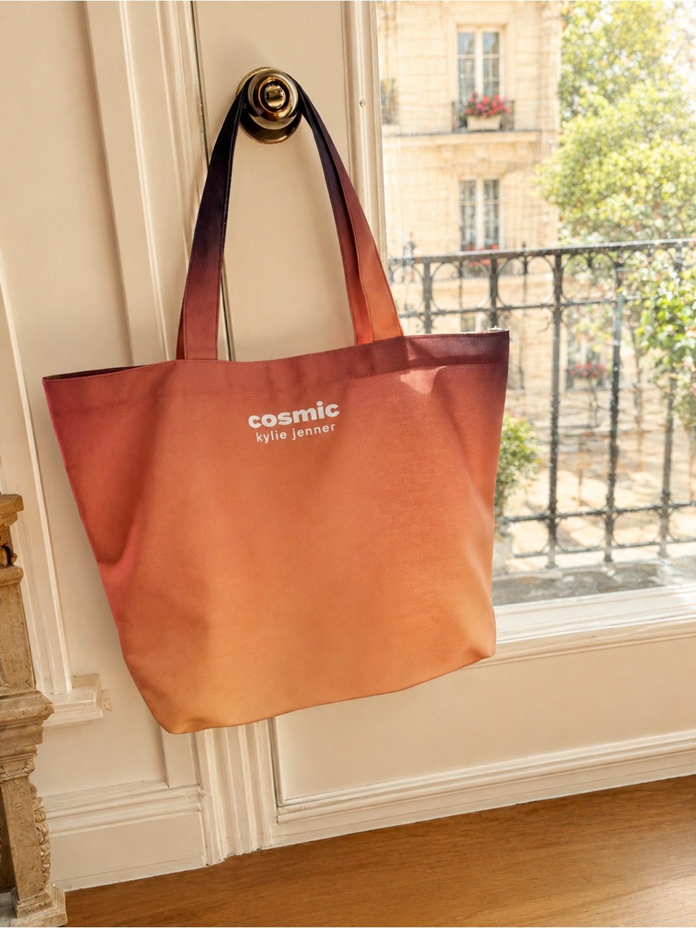 Kylie Cosmetics Cosmic Ombre Tote - Pink to‎ Orange Gradient
